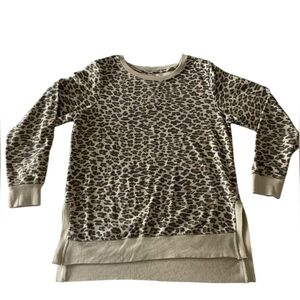 Wallflower Animal Print Crewneck